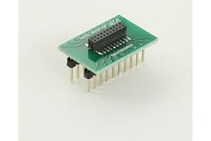 CHIP QUIK Proto-Advantage DR127D254P20F Dual Row 1.27mm Pitch 20-Pin Female Header to DIP-20 Adapter