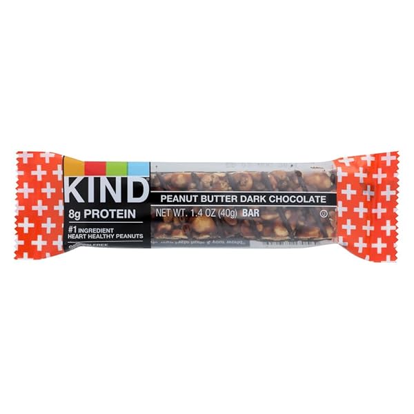 KIND PLUS PEANUT BUTTER DARK CHOCOLATE GRANOLA BAR 1.4 OZ. WRAPPER
