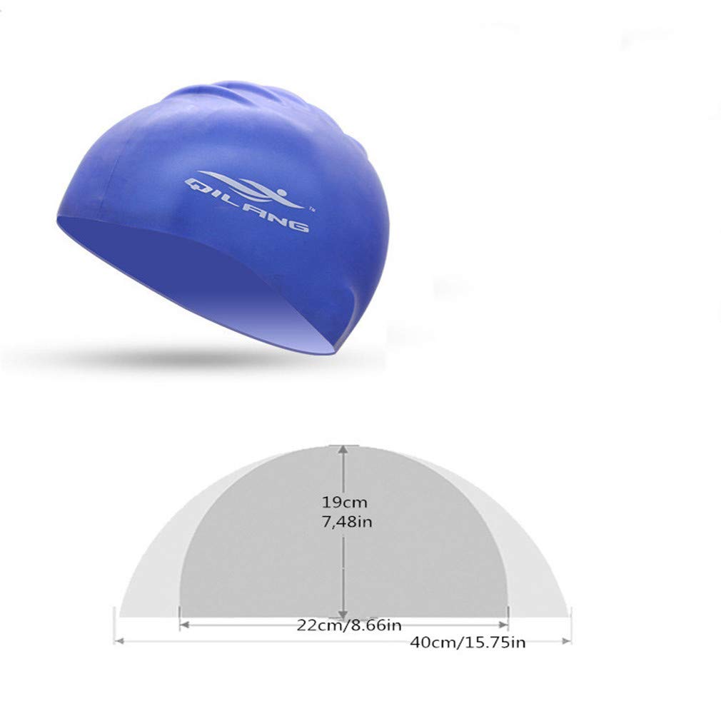 Silicone Swimming Cap Keep Hair Clean And Dry Elastic Swim Cap For Men Women Swim Caps Swimming One Acleaning Com