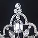 Eseres Pageant Crown Tall Tiaras for Women Wedding Queen Crown Prom Queen