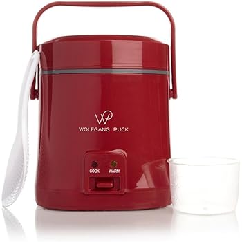 Wolfgang Puck Signature Perfect Portable Rice Cooker Red by Wolfgang