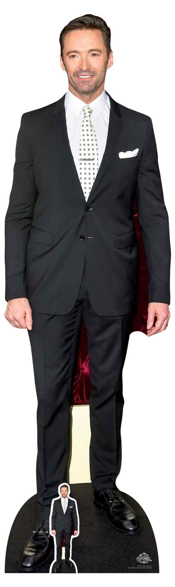 STAR CUTOUTS CS781 Life Size Cut Out Hugh Jackman Celebrity Star Icon, Multicolor,REGULAR