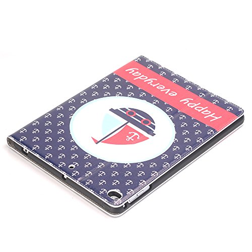 Sammid iPad Air Cute Case,Premium PU Leather Flip Folio Stand Case with Pen Holder Slot,for iPad Air/Air 2/2017/2018 New iPad - Thumbnail 3
