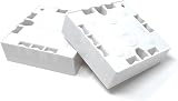 DRUT 1 Gang Surface Mount Back Box Pattress 25mm White BS5733 Electrical Outlet view 5