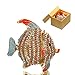 Hyaline&Dora Tropical Fish Trinket Box Hinged Small Jewelry Ring Holder Bejeweled Figurine Collectible Decoration Gift