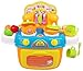 FUNERICA Compact Toy Kitchen Set - Toy Stove Top and Play Oven with Lights and Sounds - Play Food - Toy Pots - Play Kitchen Utensils - A Quality Small Toddler Toy Kitchen Playset