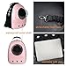 Blitzwolf Anzone Pet Portable Carrier Space Capsule Backpack, Pet Bubble Traveler Knapsack Multiple Air Vents Waterproof Lightweight Handbag for Cats Small Dogs & Petite Animals-Pink,30L