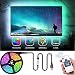 Backlight for TV, LED Light Strips, RGB Color Changing Light Behind TV, Accent Lighting for HDTV 4 Sides, RGB USB Backlight with RF Remote Controller & Strong Adhesive Tape