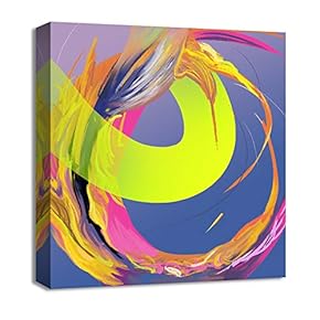 Canvas Wall Art Abstract Painting Artwork for Home Prints Framed - 12x12 inches