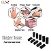 Finger Sleeves Support by Luniquz, Thumb Splint Brace for Arthritis Breathable Elastic Finger Tape for Basketball, Tennis,Baseball, Cricket, Volleyball, Badminton, Boating /Black
