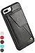 iPhone 7 Plus/iPhone 8 Plus Wallet Case, ZVEdeng Leather Durable Shockproof iPhone 7/8 Plus Card Holder Cases with ID Credit Card Slot for Apple iPhone 7 Plus (2016) / iPhone 8 Plus (2017) - Black