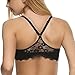 Ekouaer Women's Front Closure Lace Racerback Underwire Demi Bra 34B-40DD