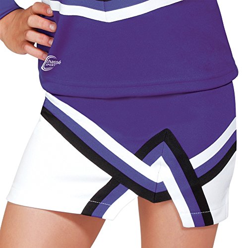 ChassÃ© Girls' Sport Legacy Skirt Maroon/White/Black Youth Medium