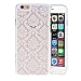 iPhone 6 Plus/iPhone 6s Plus Case, Moonmini Baroque Retro Court Lace Pattern Texture Hard Plastic Clear Case for iPhone 6 Plus/iPhone 6s Plus 5.5 Inch (White)