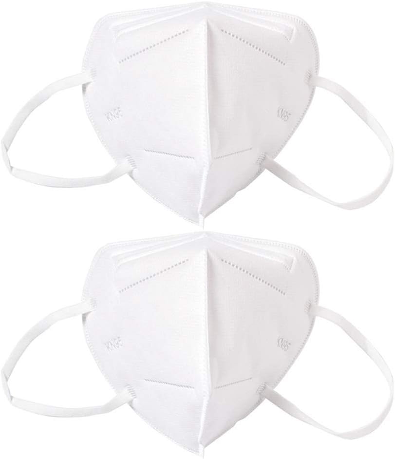 rolalo Dust Mask Medical Mask Disposable Face Mask, Masks for Dust Protection with Elastic Rope for Personal Health Care(2Pcs)