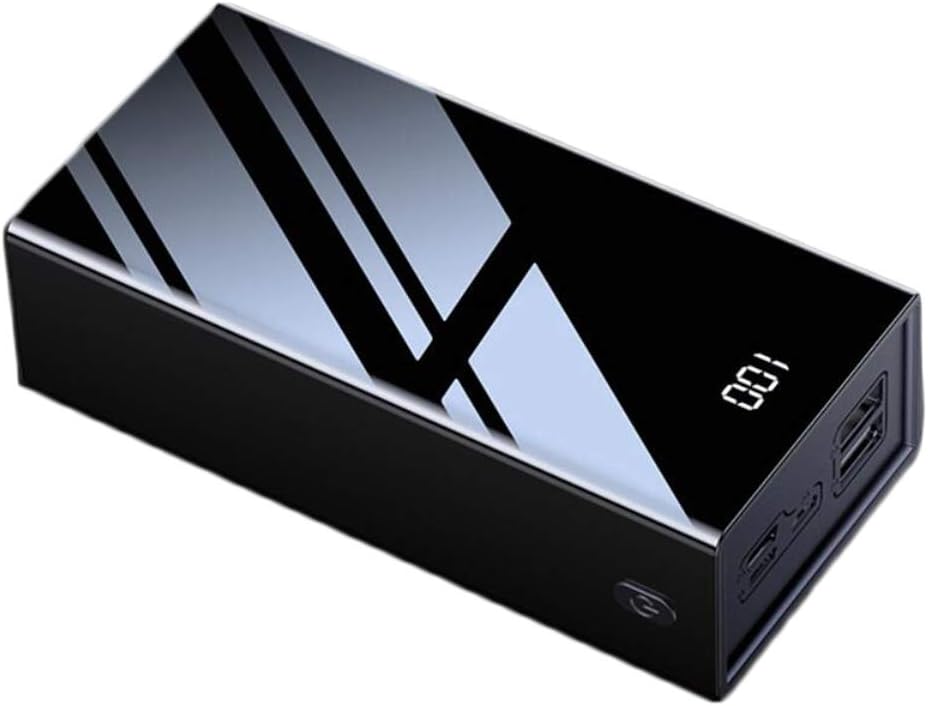 SACYSAC 50000 mAh large-capacity power bank is compatible with Huawei compatible with Apple mobile phones,Black