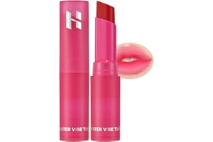 HOLIKA HOLIKA Water Vibe Tint - Long Lasting Lip Stain with Vivid Juicy Colors, Transfer Proof Lip Tint, Buildable Formula for Daily Lip & Cheek Makeup, 0.1oz (02 GULP)