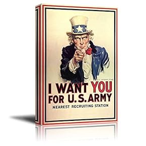 Uncle Sam I Want You Print Famous Painting Reproduction