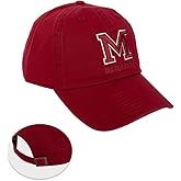 Desert Cactus Morehouse College Baseball Hat Maroon Tigers Brimmed Embroidered Cap Adjustable Cloth Strap Adult (Style B)