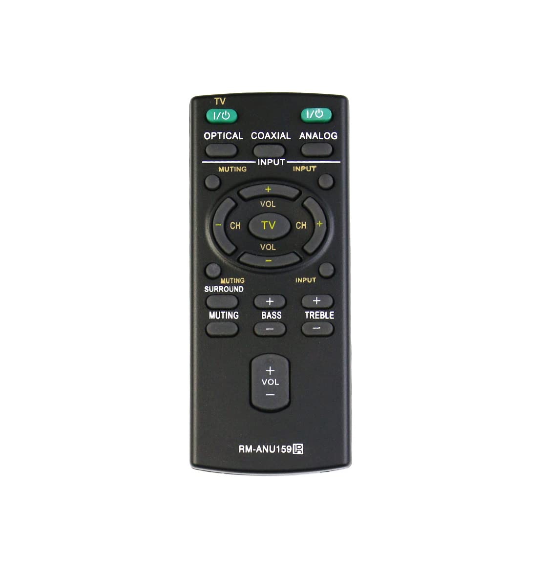 AULCMEET RM-ANU159 RM-ANU160 Replacement Remote Control Compatible with Sony Surround Sound Bar Audio Home Theatre Systems HT-CT60, HTCT60, SACT60 SA-CT60