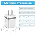 X-EDITION USB Wall Charger, 3-Pack 2.1Amp Dual Port Power Adapter USB Plug Charger Charging Block Cube Compatible with iPhone Xs Max XR X 8 7 6 Plus 5S, Samsung, LG, HTC, Moto, Kindle, Android Phone