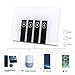 Smart Switch,Woocon Wifi Light Switch That Compatible with Alexa and Google Home In-wall Wireless Switch,Timing Function,No Hub Required (4 Switches in 1 Gang)