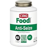 CRC Food Grade Anti-Seize &amp; Lubricating Compound, 8 Wt Oz, Anti-Seize Grease for Fittings, Bushings, Flanges, Headers, NSF H1 Registered