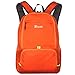 Favofit 35L Packable Lightweight Daypack - Backpack for Camping Hiking Cycling Travel and Daily Usage (Orange)
