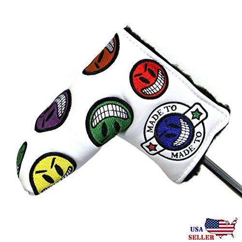 Joker Smiley Face Putter Cover Headcover For Scotty Cameron Taylormade Odyssey Blade