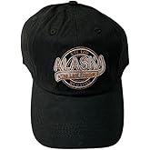 Quality Ball Cap Hat Alaska Black Waxed Cotton Canvas The Last Frontier