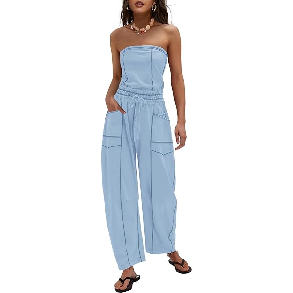 Senyentie Overol Casual De Verano Para Mujer