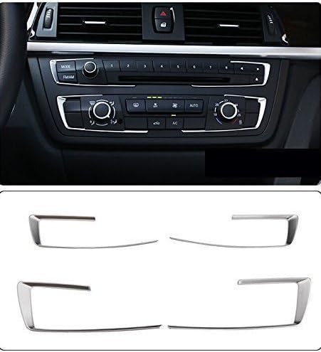 etopmia Matt Chrome Dashboard Console Cover Trim fit BMW 3 4 Series F30 F32 F34 320 420 2013 2014
