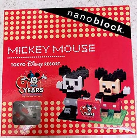 Amazon ミッキーマウス ナノブロック 90周年 ブロック ホビー