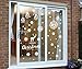354PCS Christmas Snowflake Window Clings Decorations - Xmas Stickers Decals Ornaments