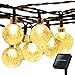 Christmas Solar Globe String Lights,Addlon LED Fairy Lights,20ft 30 LED 2 work Modes,crystal Ball Ambiance Lighting for Outdoor, Garden, Home, Wedding, Christmas Party, Waterproof (Warm White)