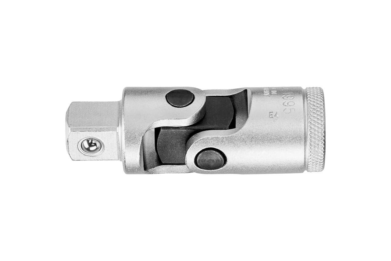 Gedore 1995 1/2-Inch 73.5 mm Universal Joint - Silver