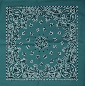 Fabfive Hav A Hank Original Made In Usa Bandana Petrol Maat One Size Zonder Maat Amazon Nl