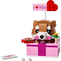 LEGO BrickHeadz Valentine's Bear 40379 Building Kit, New 2021 (150