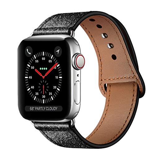 38mm 40mm, Glistening Black Band 