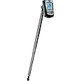 Testo 405 Digital Mini Anemometer with Hot-Wire Probe, 0 to 10 m/s Velocity, 0 to 99,990 m3/h Air Flow Volume, -20 to +50° C Temperature