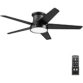 Honeywell Tynesdale, 52 Inch Contemporary Five Blade Ceiling Fan with Color Changing Light, Remote Control