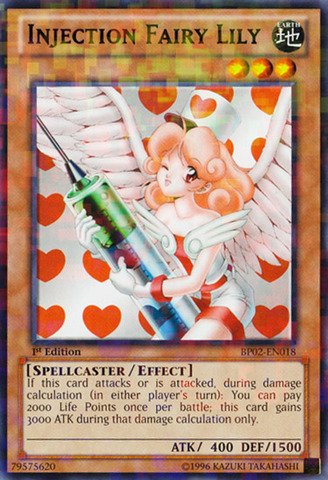 Yu-Gi-Oh! - Injection Fairy Lily (BP02-EN018) - Battle Pack 2: War of the Giants - 1st Edition - Mosaic Rare