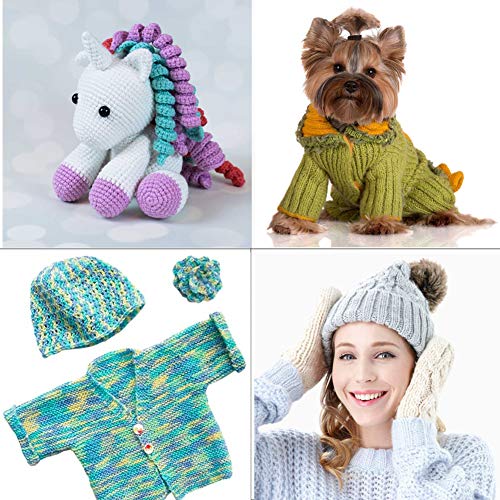 6 Sizes+Ergonomic+Crochet+Hooks+Needles