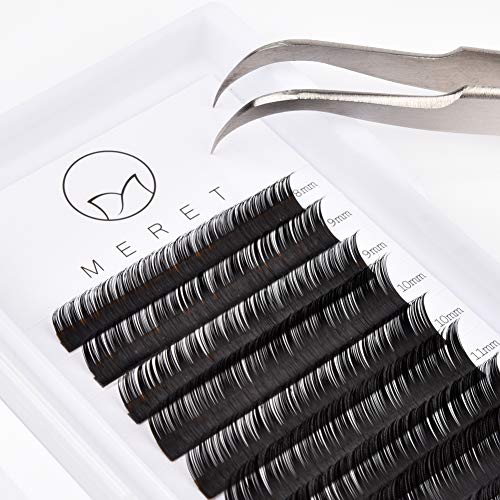 D Curl .20 Eyelash Extensions d Curl Volume Eyelash Extension Mix Silk 0.20 mm 8-14mm 3d d curl Eyelash Extensions Natural Lashes Extension Supplies.(D 0.20 mix)