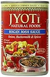 Jyoti Natural Foods Indian Cuisine, Rogan Josh Sauce, 10-Ounce Cans (Pack of 12)
