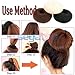Beautiful Hair Bun Makers- Women Hair Bun Maker Styler Rings Donut Buns Doughnut Shaper Chignon Former Pack of 3 Pieces (1Large+1Middle+1Small) (Brown)