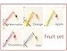 Max Corner Pendant Pens, Fruit Cute Gel Pen, Black Ink Roller Ball Point Pen 5 Pcs/set Stationary School Supplies Gift