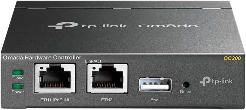 TP-Link OC200 Omada Cloud Controller 100 Wi-Fi Clients 50 EAPs PoE Managed