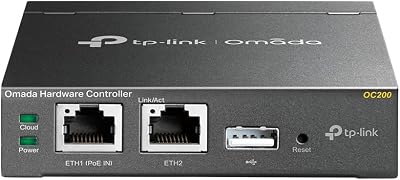 TP-Link OC200 Omada Cloud Controller 100 Wi-Fi Clients 50 EAPs PoE Managed