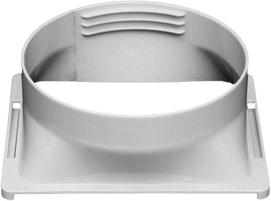 Teepao Air Conditioner Exhaust Tube Connector, Window Vent Adapter AC Exhaust Hose Coupler for Portable Air Conditioner - Square Hose Connector